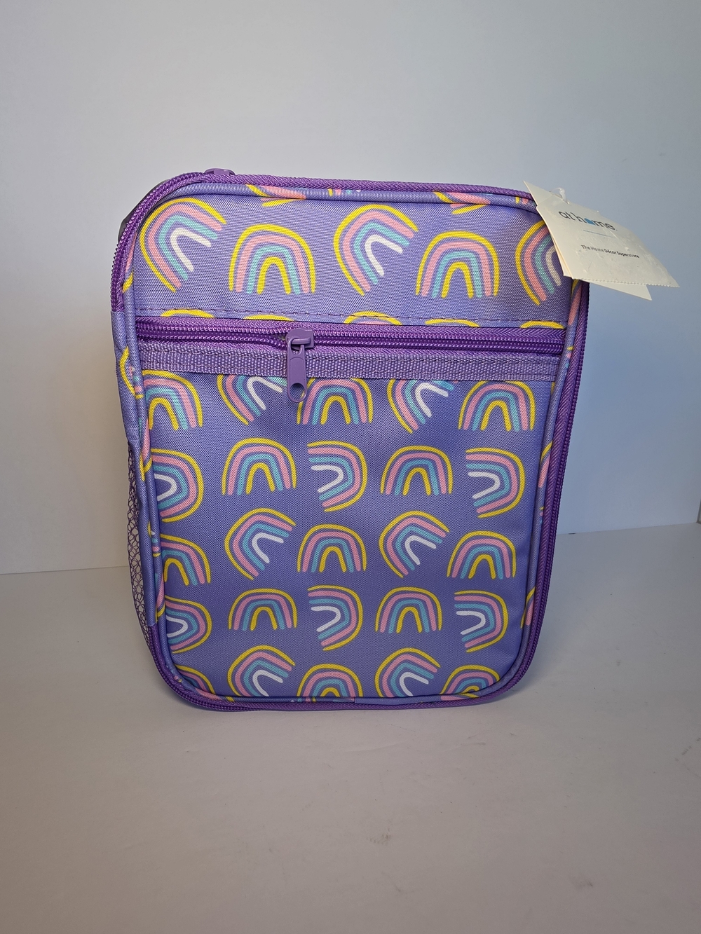 Insulated Purple Rainbow Travel / Lunch Bag